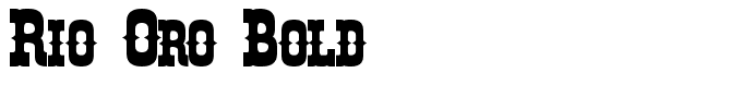 Rio Oro Bold