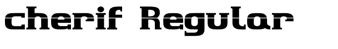 cherif Regular
