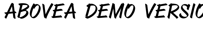ABOVEA DEMO VERSION Regular