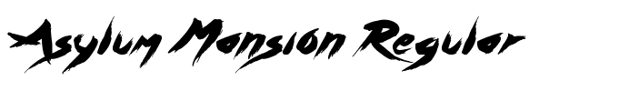 Asylum Mansion Regular