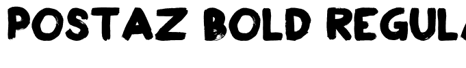 Postaz Bold Regular