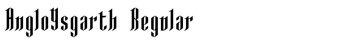AngloYsgarth Regular