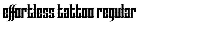 Effortless Tattoo Regular