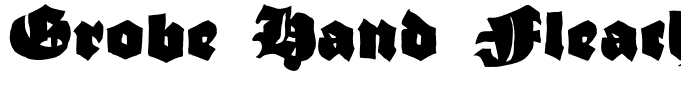 Grobe Hand Fleache