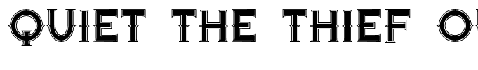 Quiet the Thief OutlinedWide