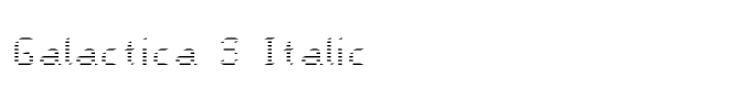 Galactica S Italic