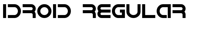 IDroid Regular