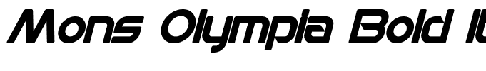 Mons Olympia Bold Italic