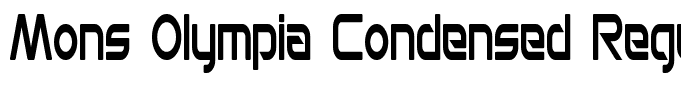 Mons Olympia Condensed Regular