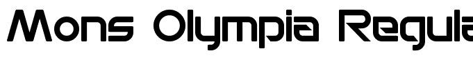 Mons Olympia Regular