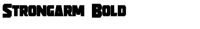 Strongarm Bold