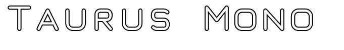 Taurus Mono Outline Regular