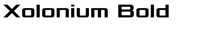Xolonium Bold