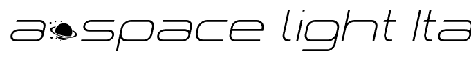 a•space light Italic