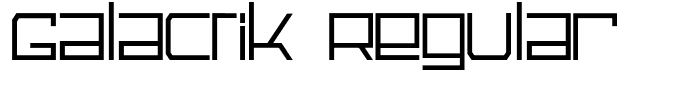 Galactik Regular