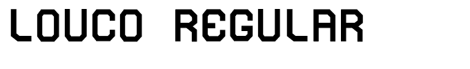 Louco Regular