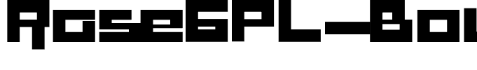 RaseGPL-Bold Regular