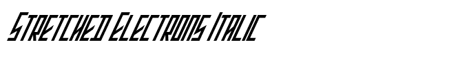 Stretched Electrons Italic