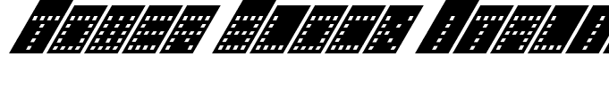 Tower Block Italic