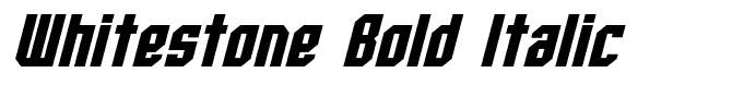 Whitestone Bold Italic