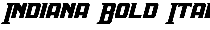 Indiana Bold Italic