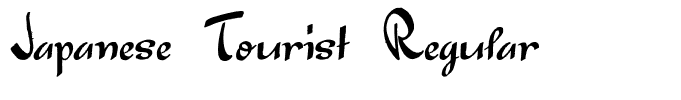 Japanese Tourist Regular