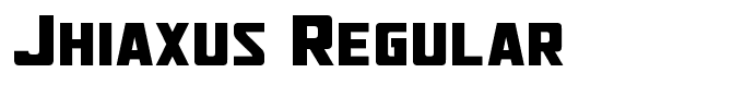 Jhiaxus Regular
