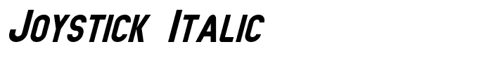 Joystick Italic