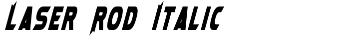 Laser Rod Italic