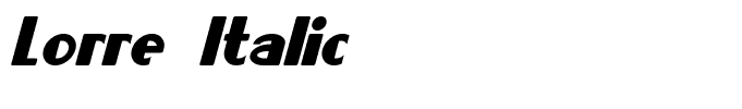 Lorre Italic
