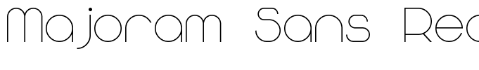 Majoram Sans Regular