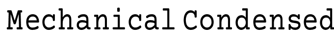 Mechanical Condensed