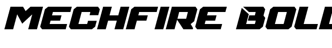 Mechfire Bold Italic