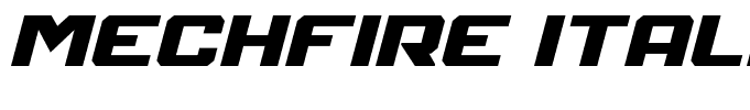 Mechfire Italic