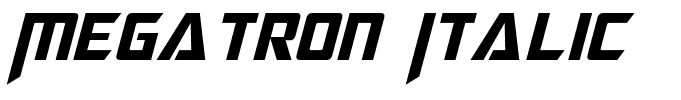 Megatron Italic