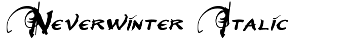 Neverwinter Italic