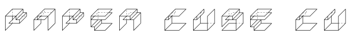 Paper Cube Cube Regular