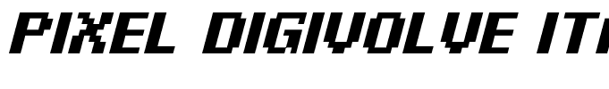 Pixel Digivolve Italic