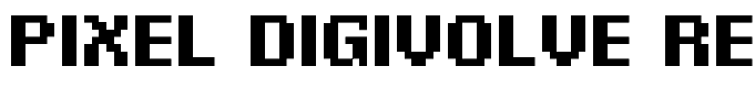 Pixel Digivolve Regular