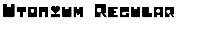 Utonium Regular