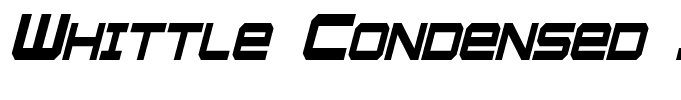 Whittle Condensed Italic