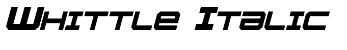 Whittle Italic