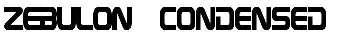 Zebulon Condensed Bold