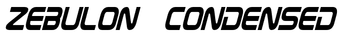 Zebulon Condensed Italic