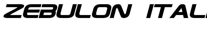 Zebulon Italic