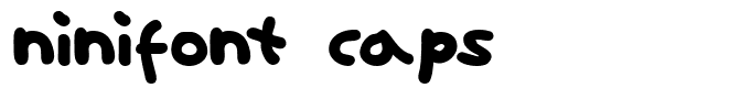 ninifont caps