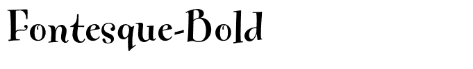 Fontesque-Bold