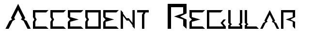 Accedent Regular