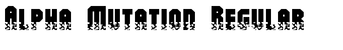 Alpha Mutation Regular