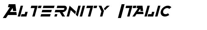 Alternity Italic